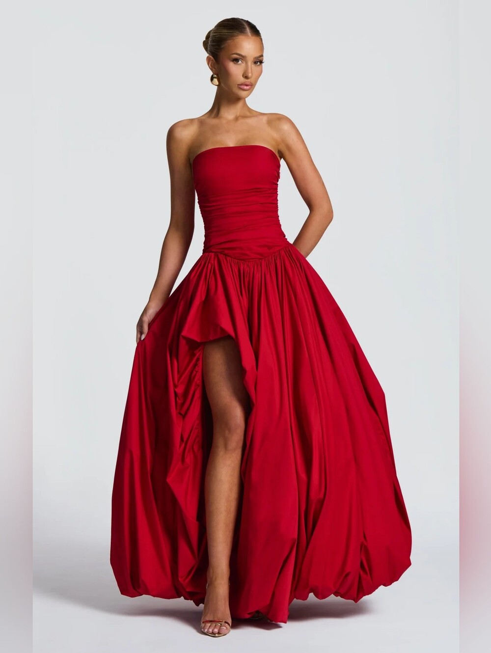 Vestido largo Jillian - Rojo Babyboo NWT $250